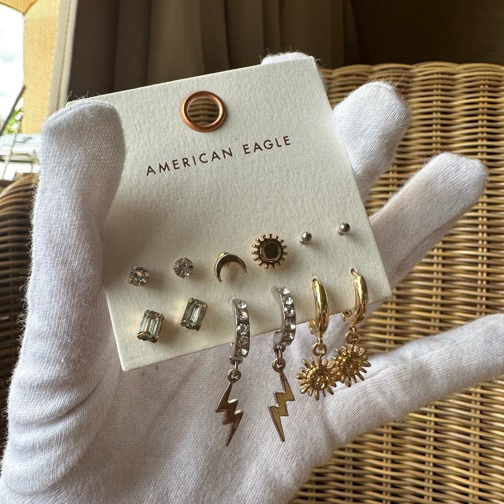 American Eagle earring set.